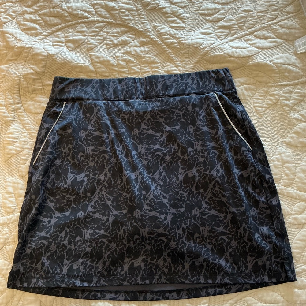 Stylish Black Patterned Women's Skirt